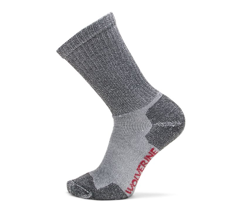 Wolverine 2-PK Säkerhets Tå Moisture Wicking Strumpor Herr Svarta | GVK712086