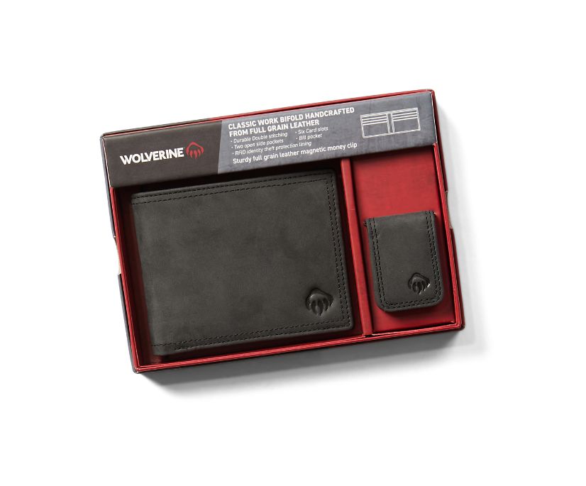 Wolverine Bifold Wallet/Money Clip Plånbok Herr Svarta | QAF682035