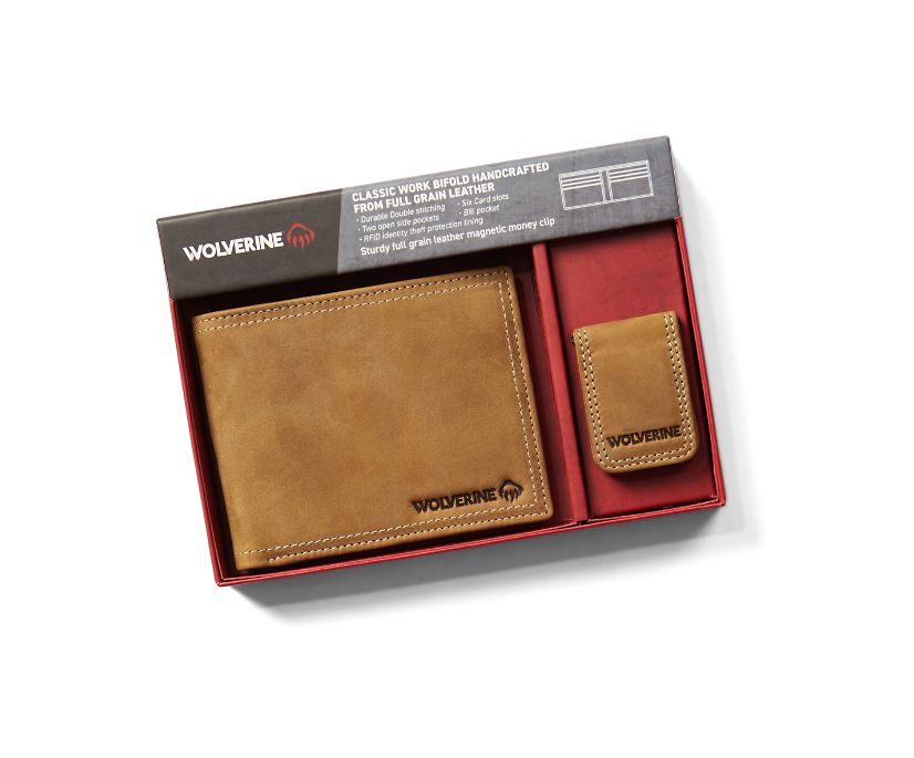 Wolverine Bifold Wallet/Money Clip Plånbok Herr Bruna | WVH403572