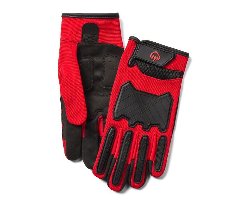 Wolverine Extractor Handskar Herr Svarta Röda | LUQ528431
