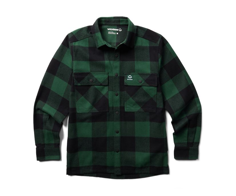 Wolverine Forge Flannel Övertröja Herr Mörkgröna | LAJ157860