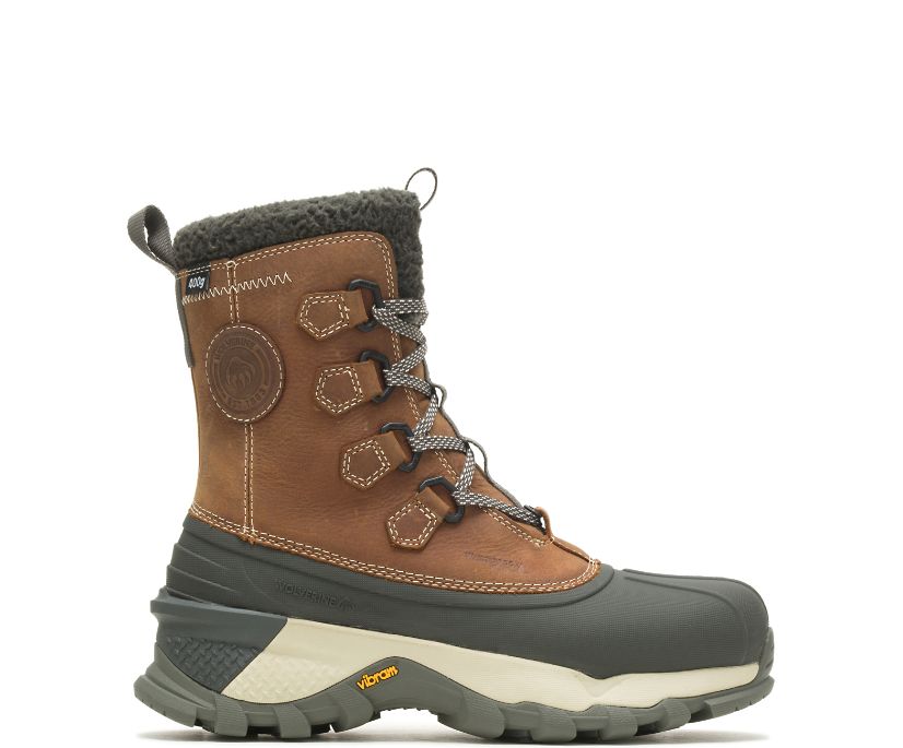 Wolverine Glacier Surge Arctic Isolerade Stövlar Herr Bruna | ISP370594