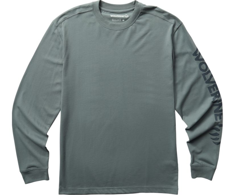 Wolverine Grafik - ärmlogotyp Long Sleeve Herr Blå | ZPV230167