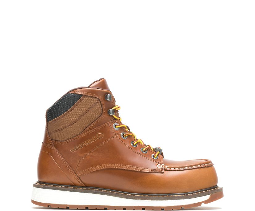 Wolverine Hellcat UltraSpring Moc Tå Kilklack 6 CarbonMAX Arbetskängor Herr Bruna | KTX896530