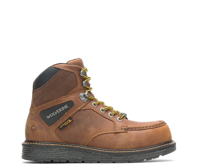 Wolverine Hellcat UltraSpring Moc Tå Kilklack 6 CarbonMAX Arbetskängor Herr Bruna | NHX349021