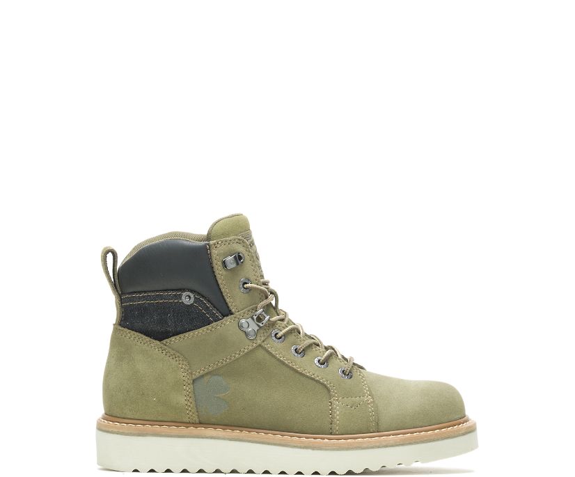 Wolverine Lucky Brand Worker Arbetskängor Herr Olivgröna | GPC597416