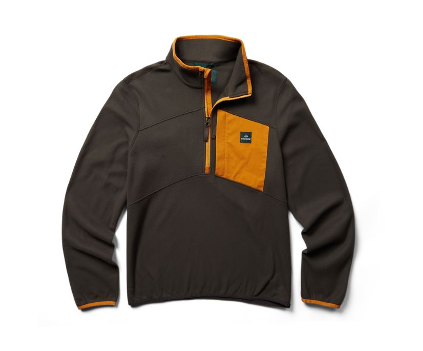 Wolverine Polar Fleece 1/4 Zip Blast Herr Mörkgrå | BNV246973
