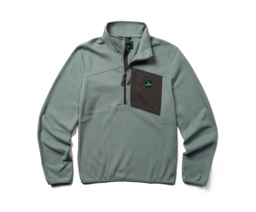 Wolverine Polar Fleece 1/4 Zip Blast Herr Blå | FHS405978