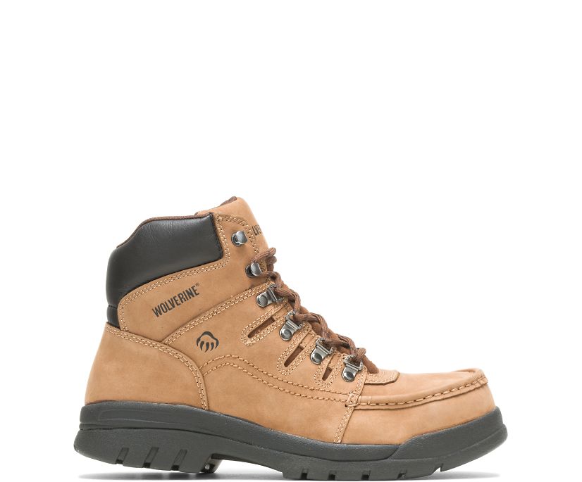 Wolverine Potomac English Moc Steel Tå 6 Arbetskängor Herr Bruna | HQF349806