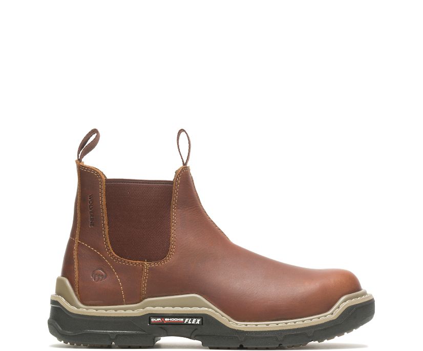Wolverine Raider DuraShocks Arbets Romeo Arbetskängor Herr Kaffe | BLR624715