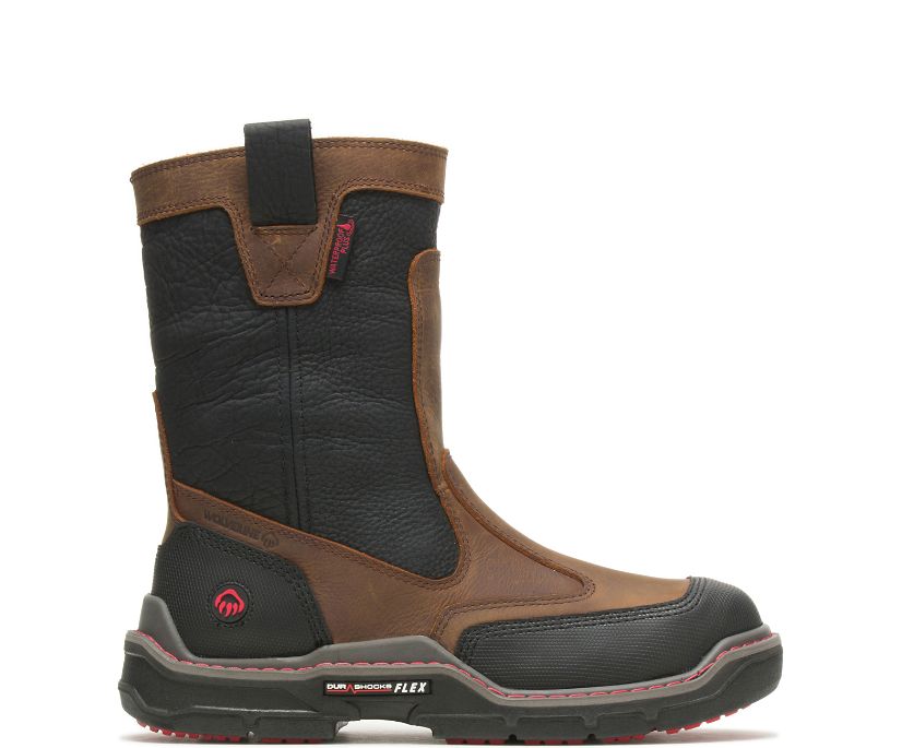 Wolverine Raider DuraShocks Heavy Duty CarbonMax Arbets Gummistövlar Herr Bruna | FQE830549