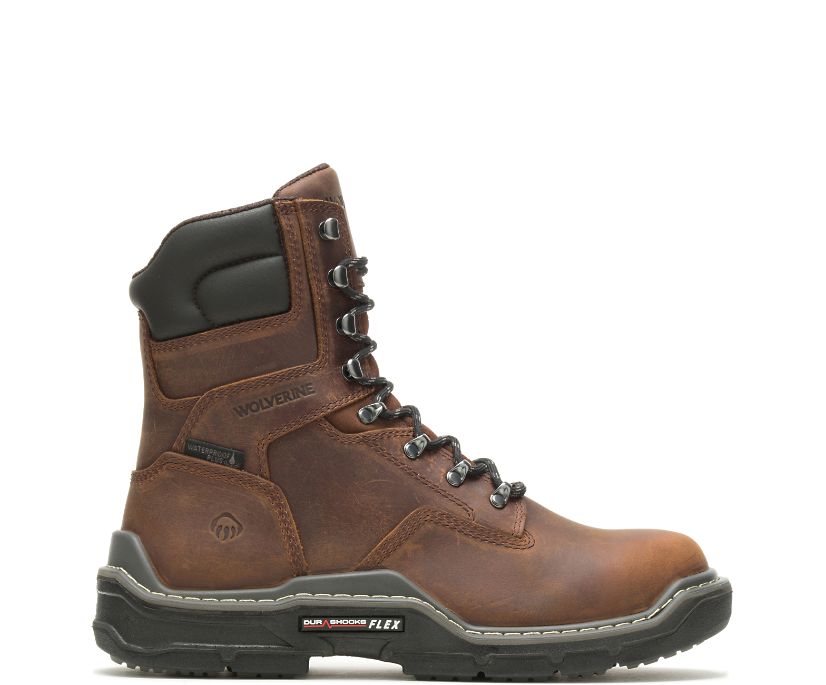 Wolverine Raider DuraShocks Vattentäta 8 CarbonMAX Arbetskängor Herr Kaffe | VAY758310