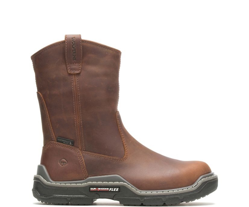 Wolverine Raider DuraShocks Vattentäta CarbonMAX Gummistövlar Herr Kaffe | YJH943280