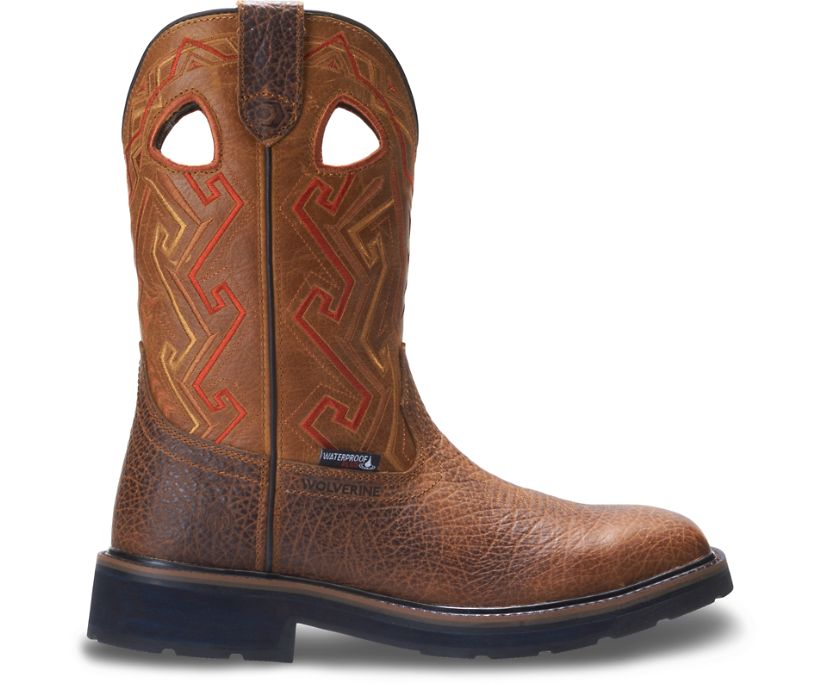 Wolverine Rancher Aztec Steel Tå Gummistövlar Herr Bruna | PWT704235