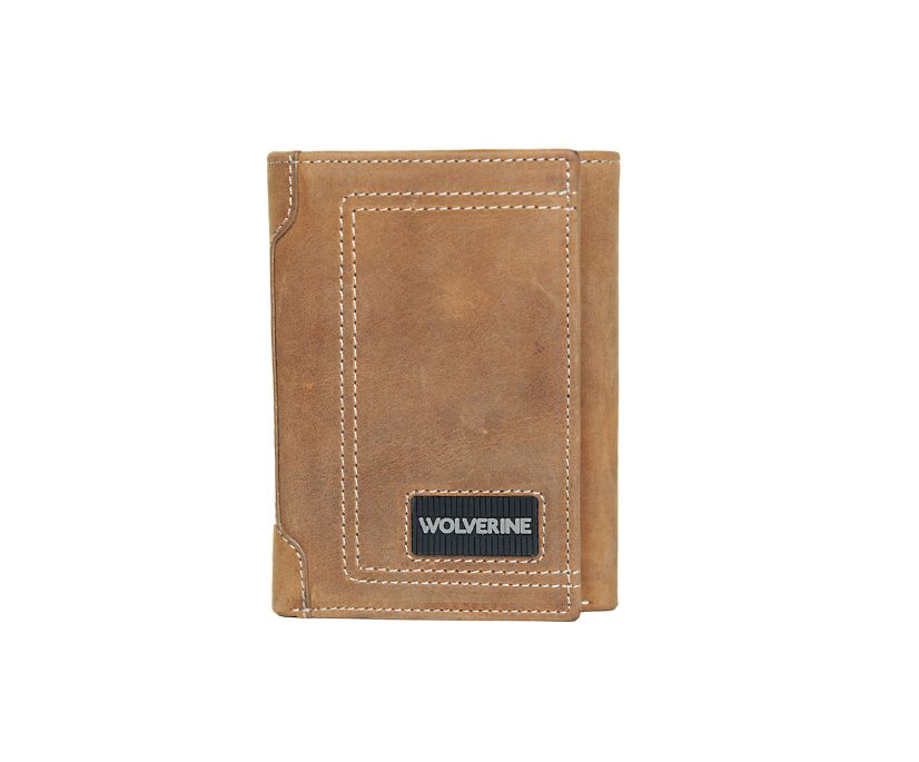Wolverine Rugged Trifold Wallet Plånbok Herr Bruna | OPT130982